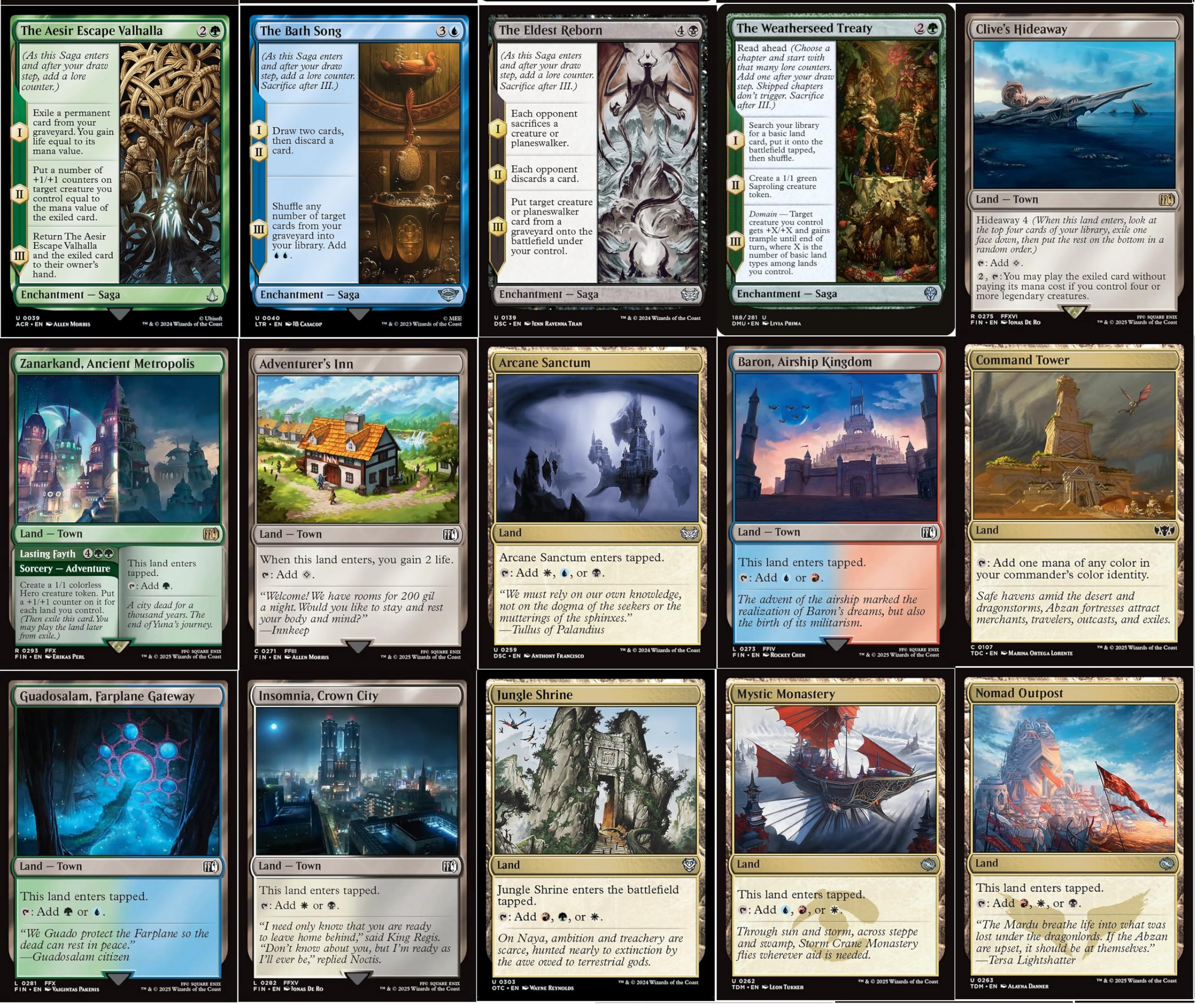 Final Fantasy Magic The Gathering Commander Deck - Summons